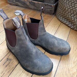 BLUNDSTONE 585 LEATHER LINED CHELSEA RUSTIC BROWN